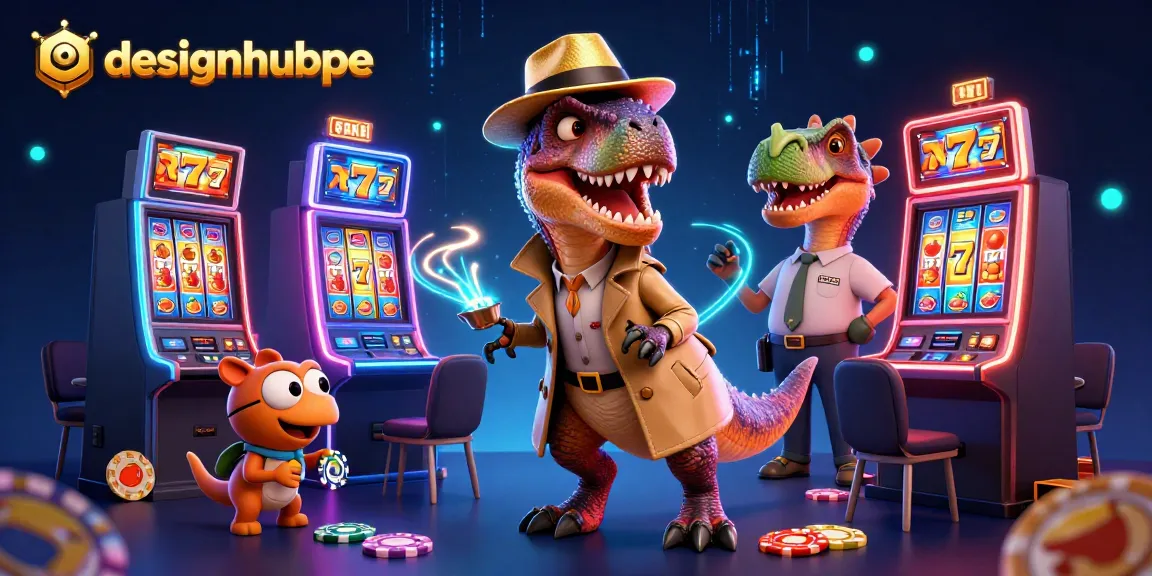 Menangkan jackpot di slot bertema designhubpe dengan velociraptor cerdik dan pit boss stegosaurus!