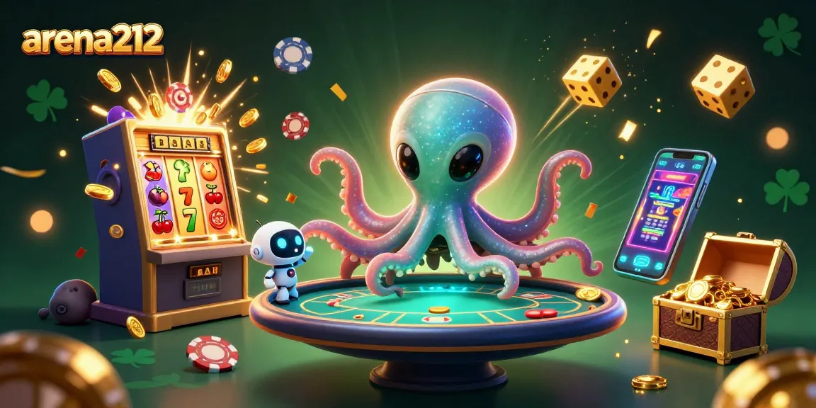 Menangkan jackpot di arena212 dengan ilustrasi kasino yang mengesankan dan dinamis