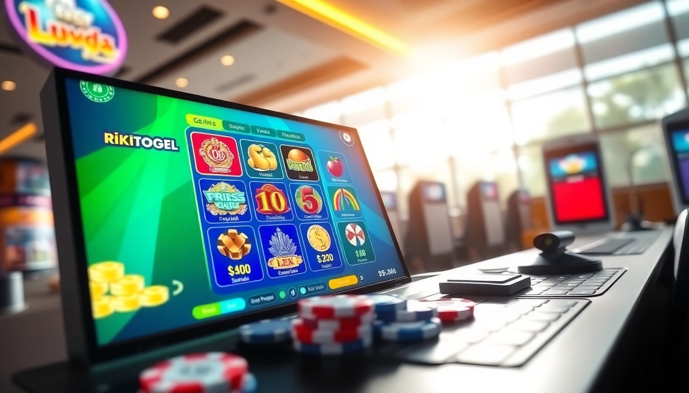 Rikitogel game interface yang menarik dengan berbagai pilihan menarik untuk pemain.