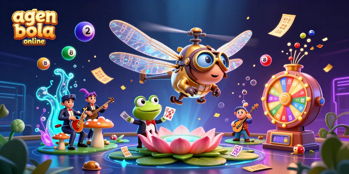 Experience thrilling fun with agen bola online as the dragonfly pilot entertains at the lily pad casino.
