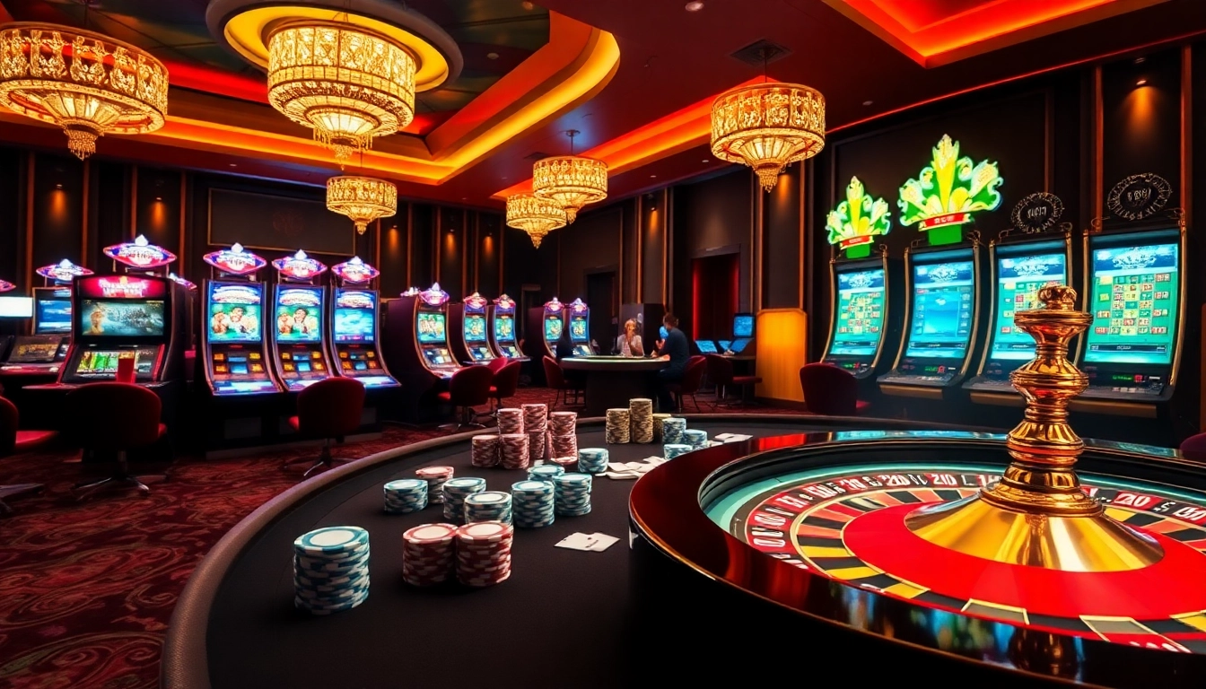 Experience the thrill of betting at https://wala88.free/ with vibrant casino visuals showcasing poker games and slots.
