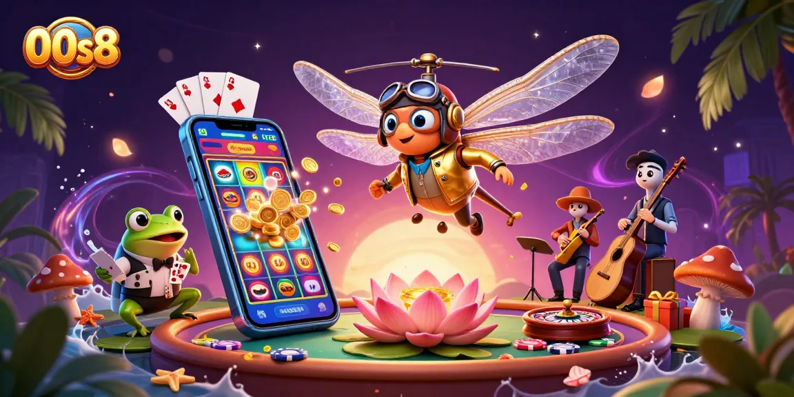 Experience the thrill of 00s8 with vibrant casino elements and dynamic gaming action.