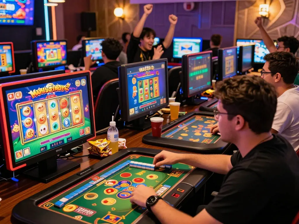 Sesi aman mahjong ways 2 permainan di kasino online yang ramai dengan pemain menikmati grafik dinamis dan elemen animasi.