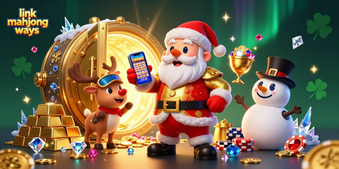 Spin the link mahjong ways jackpot with vibrant 3D characters and dazzling casino elements.