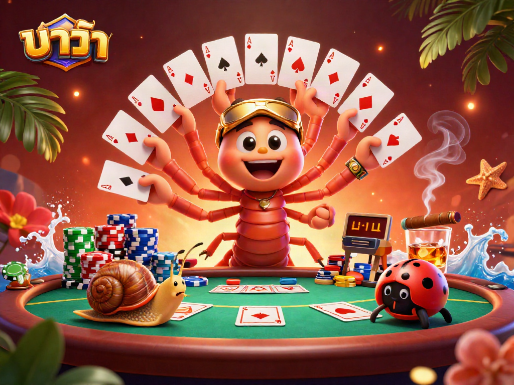 Experience thrilling บาคาร่า action with vibrant characters in a lively casino scene.