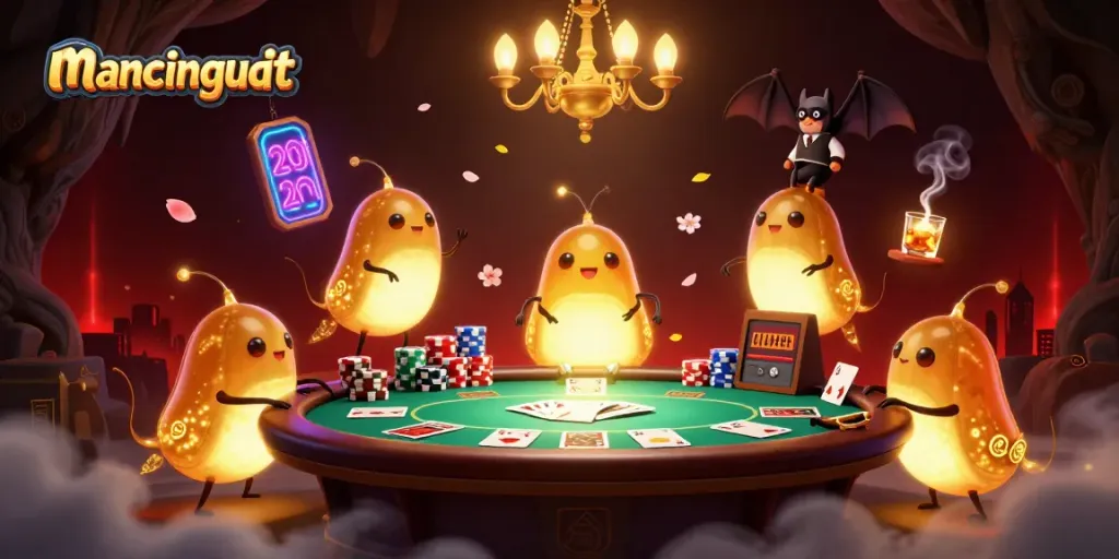 Join the action at mancingduit with glowworms lighting a vibrant cave casino scene.