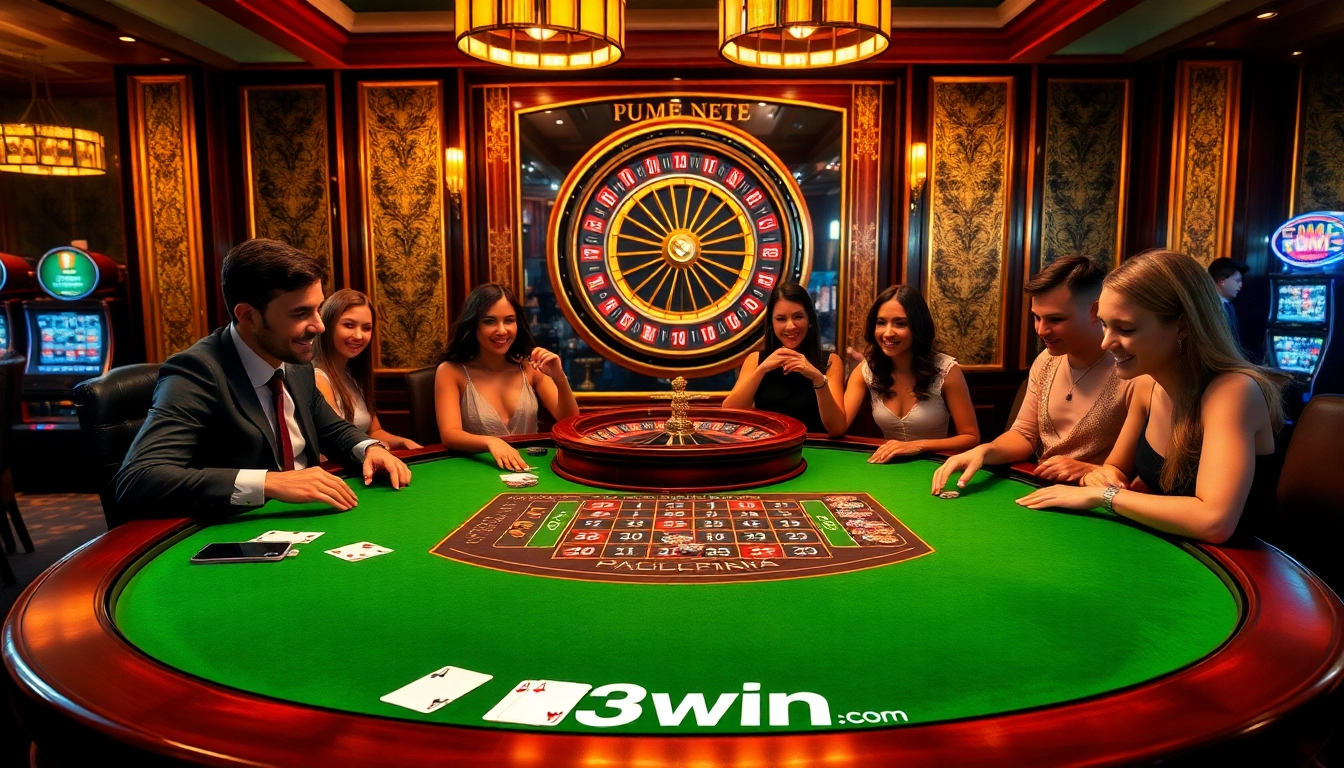 Experience the excitement of blackjack at 32win.com with vibrant poker chips and a luxurious casino setting.