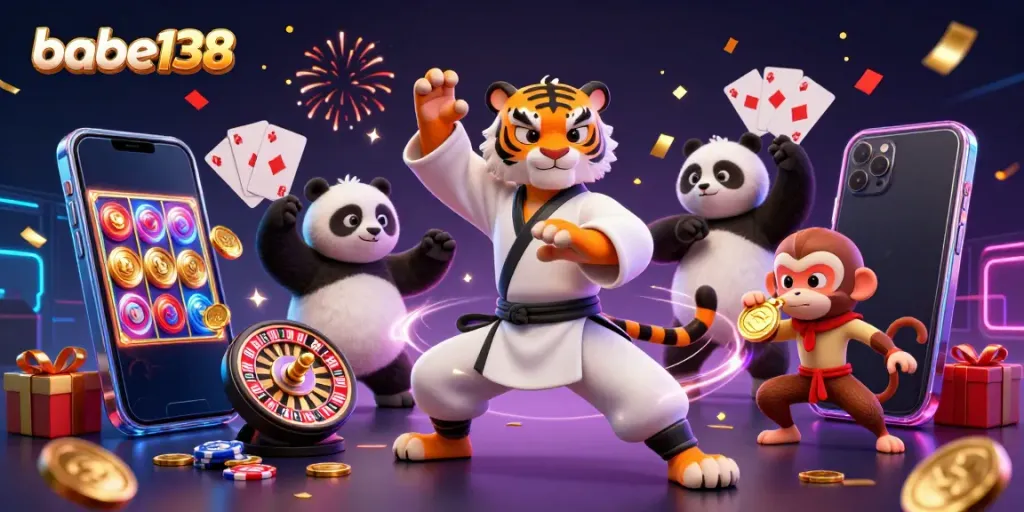Menggugah semangat dengan babe138, karakter slot kasino animasi dalam aksi mencuri medali dan slot permainan