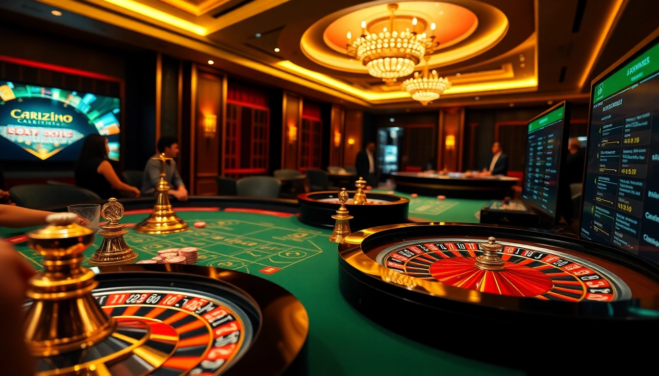 Players engaging with sbobet login terbaru at an elegant casino table surrounded by poker chips and chips.
