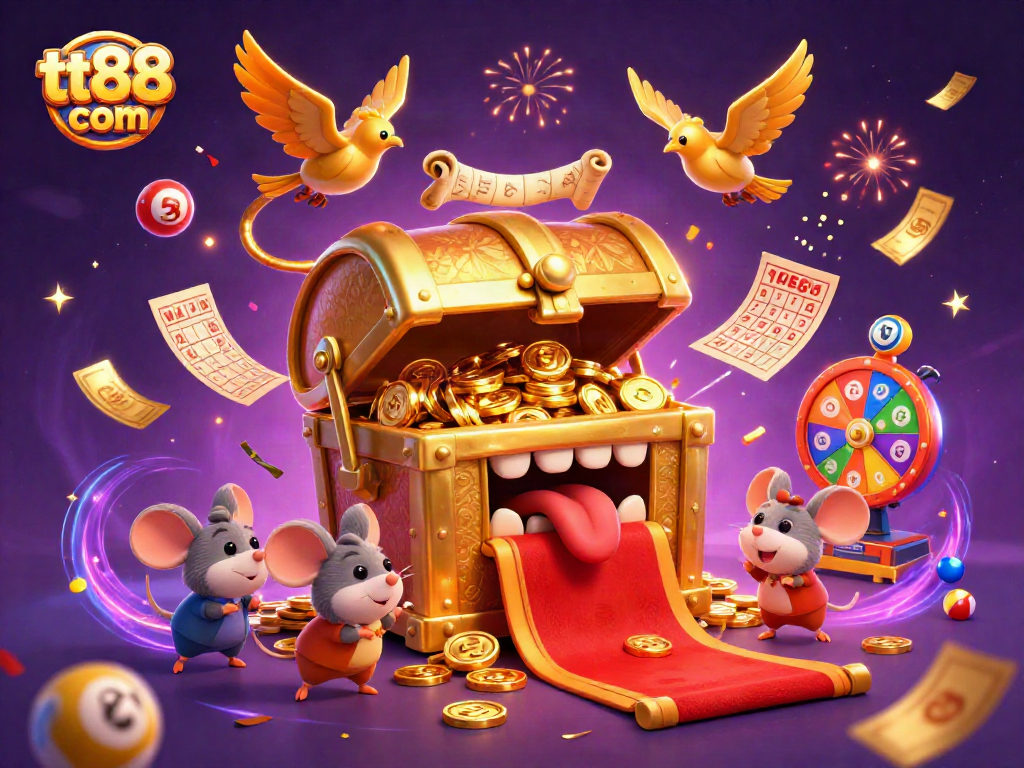Experience thrilling wins at tt88 com with vibrant lottery themes and exciting casino elements.