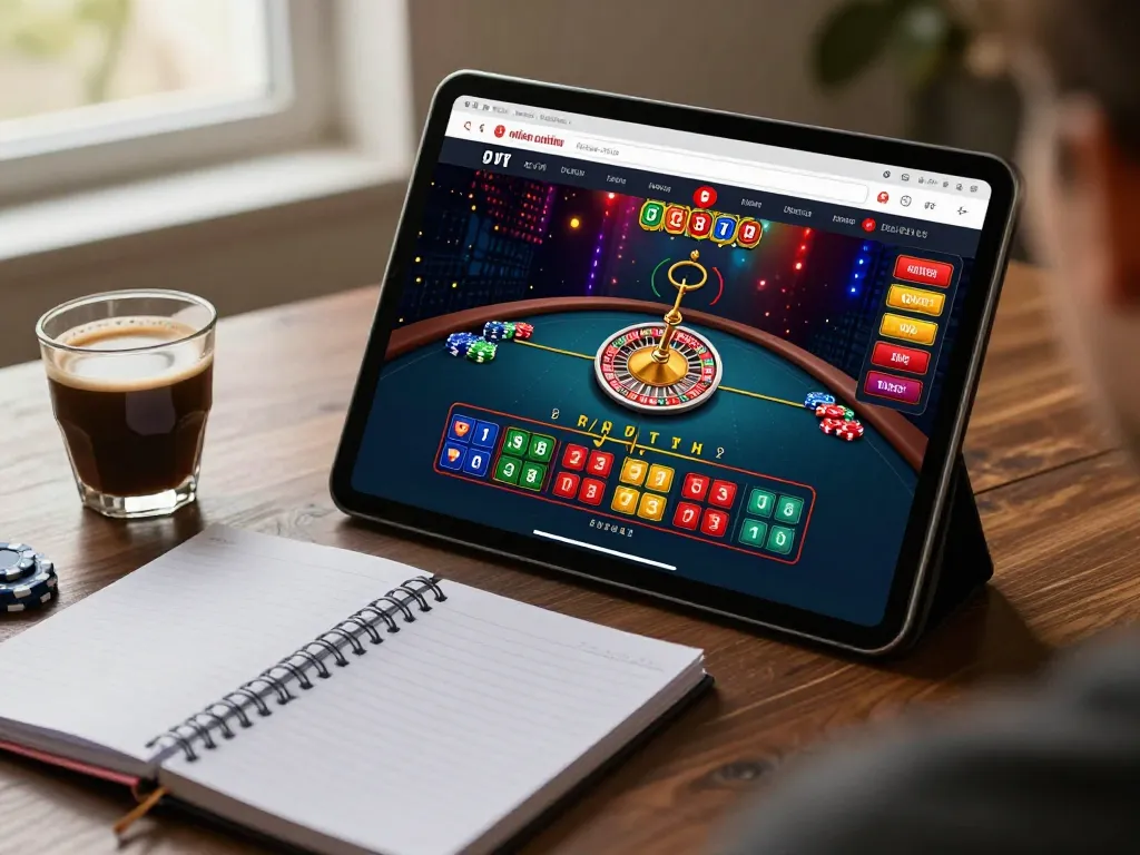 Player engaging with live dealer roulette on 78win app in cozy home setting.