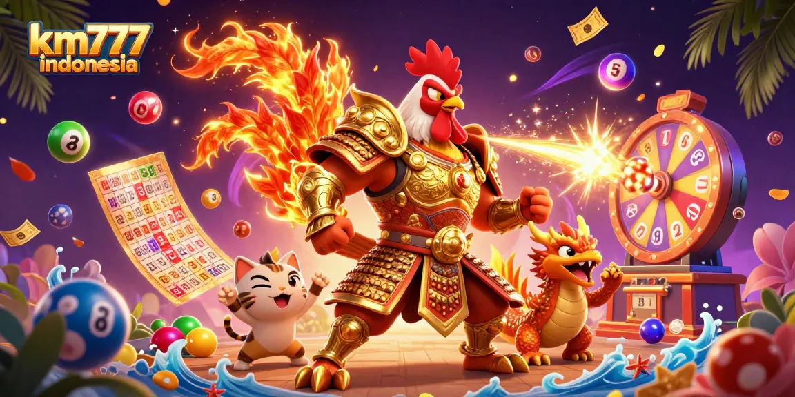 Experience engaging gameplay at km777 indonesia with vibrant casino-themed characters and dynamic elements.