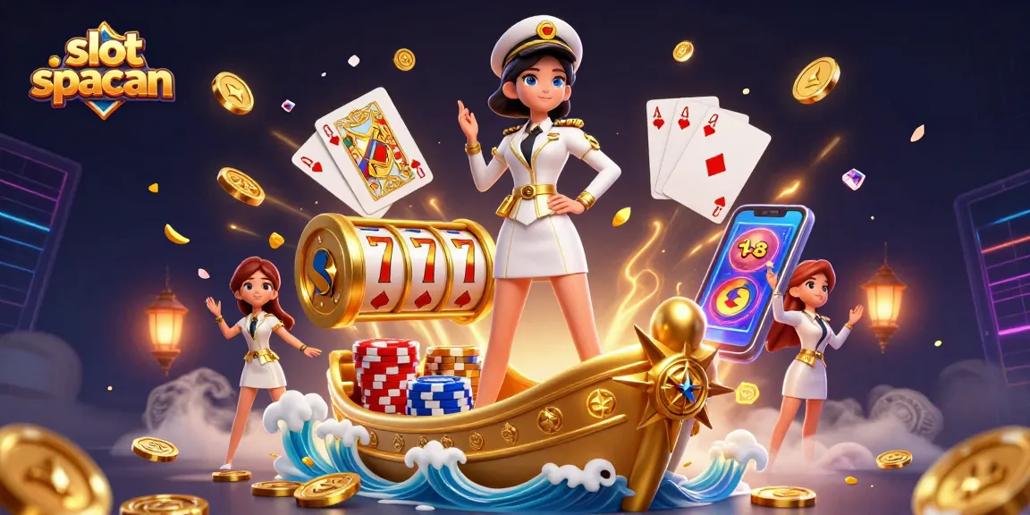 Engage in thrilling gameplay with the slot spaceman, showcasing vibrant casino elements and golden coins.