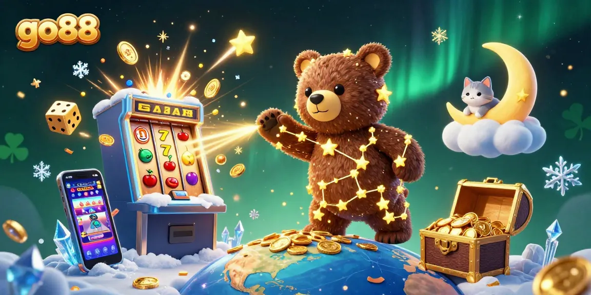 Experience the excitement of go88 with vibrant 3D graphics showcasing immersive casino themes and characters.