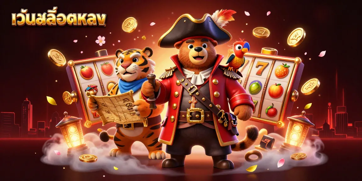 Experience thrilling gameplay at เว็บสล็อตตรง with vibrant slot reels and captivating characters.