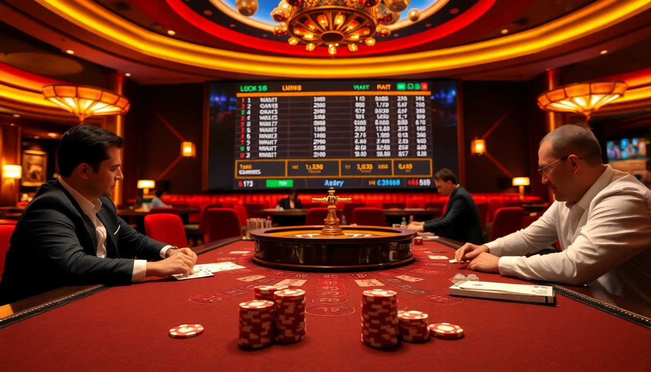 Experience the thrill of Nhà cái uy tín luck8 at a luxurious casino poker table.