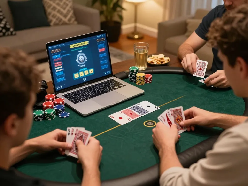 Rasakan aksi poker online yang mendebarkan dengan paris888 menampilkan permainan strategis dan chip taruhan yang berwarna-warni.