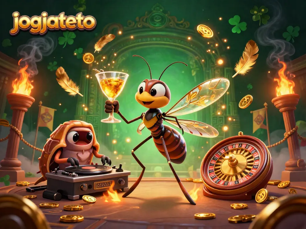 Engage in vibrant gaming experiences with jogjatoto featuring unique casino mascots and elements.