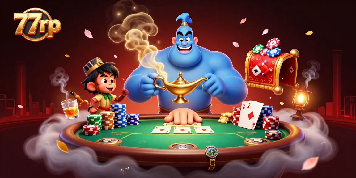 Engage in thrilling gameplay on 77rp with vibrant characters and exciting poker scenes.
