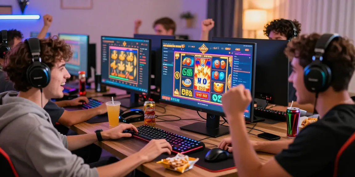 Exciting scene of players celebrating wins on the tempototo login platform, showcasing vibrant graphics and a cozy gaming setup.