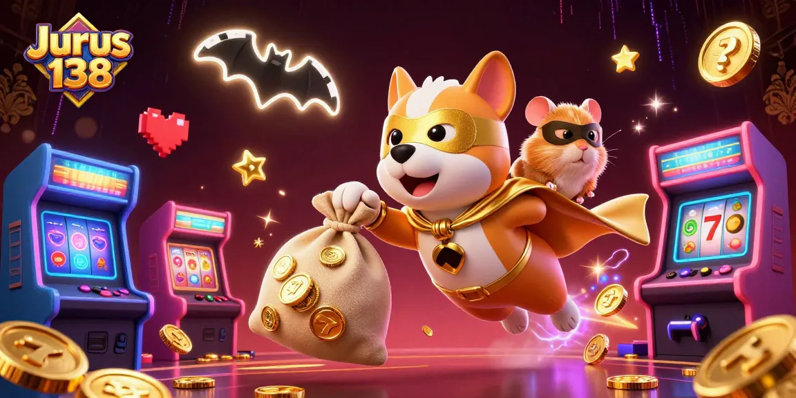 Engage with Jurus 138's thrilling gaming landscape featuring a vibrant 3D casino adventure
