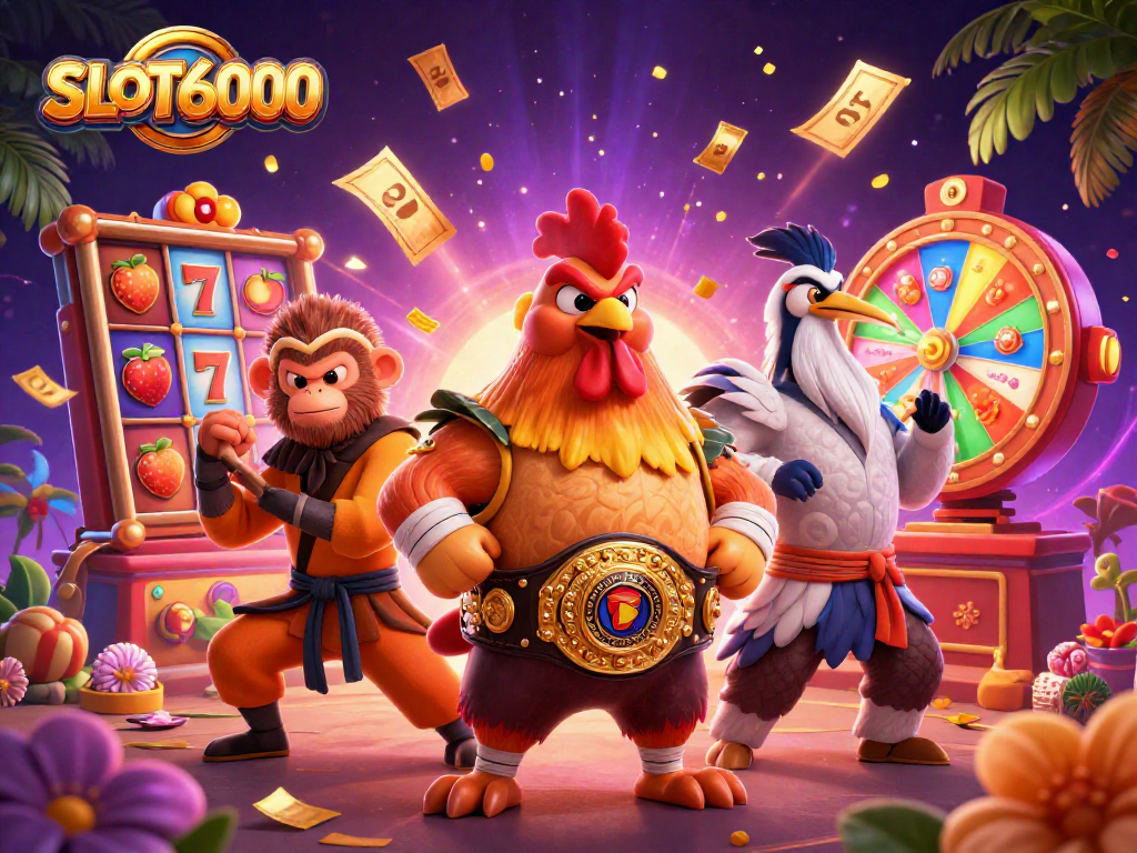 Slot6000 menawarkan pengalaman bermain slot yang menegangkan dengan simbol keberuntungan dan efek cantik.