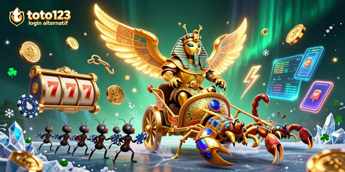 Experience dynamic gaming with toto123 login alternatif featuring vibrant slot elements and immersive 3D characters.