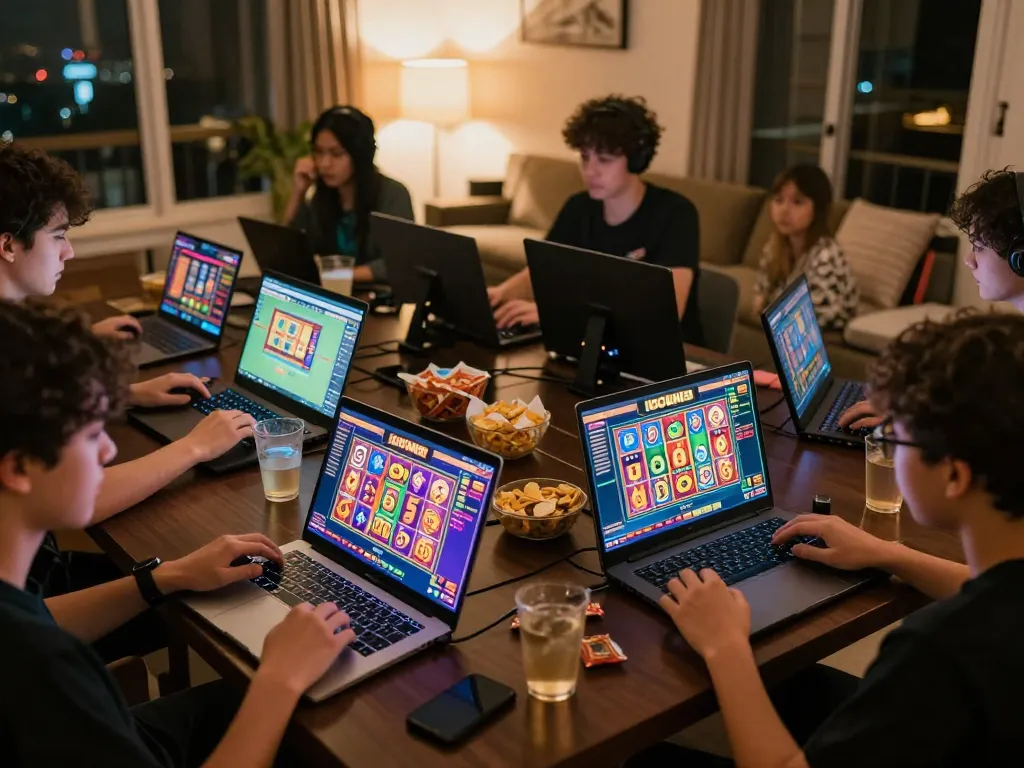 IDCWIN88 players enjoying Scatter Hitam x5000 slot game on various devices.