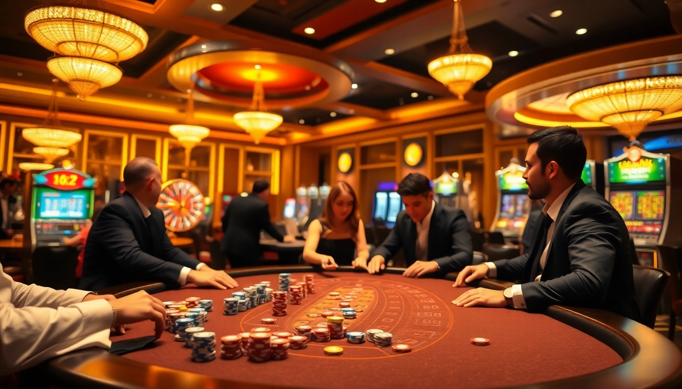 Datukwin menyajikan aksi poker yang mendebarkan dengan chip berwarna-warni dan suasana kasino yang hidup.