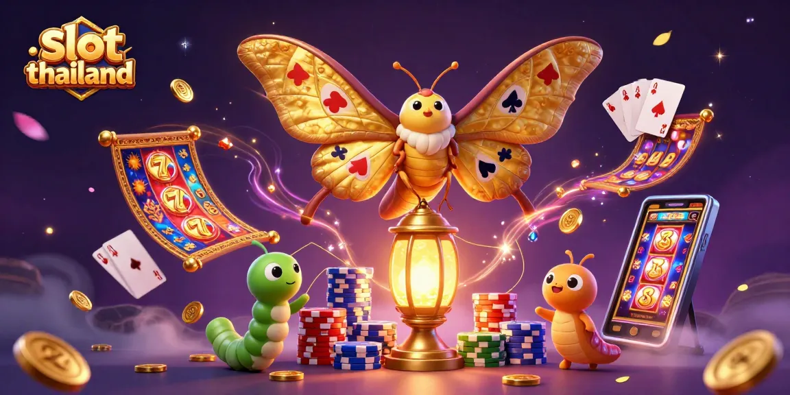 Enhance your gaming with slot thailand featuring dynamic slot machine scenes and vibrant casino elements.