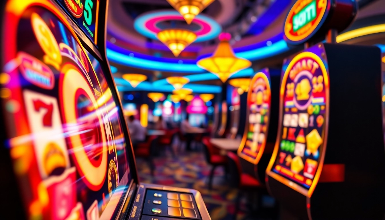 Putar slot emasputihtotorr.com dengan suasana casino mewah dan warna cerah.