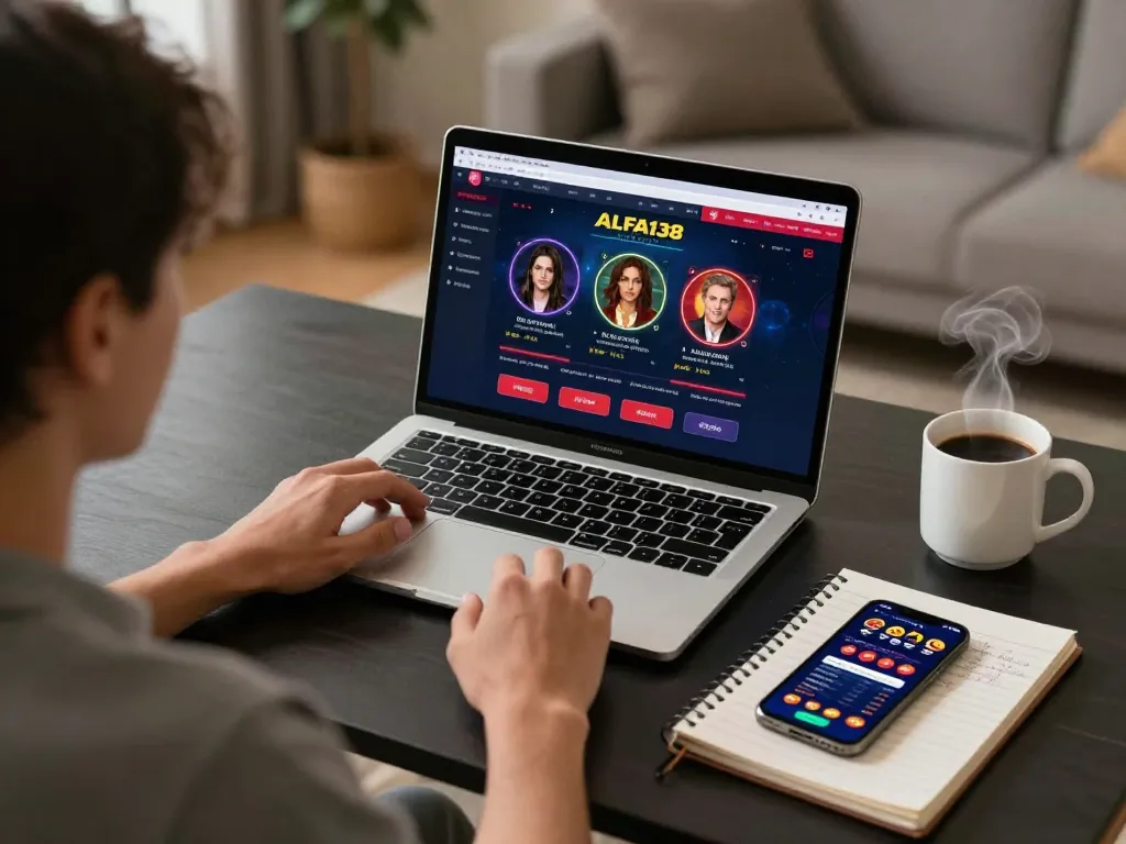 Terlibat dalam perjudian online di ALFA138 sambil menganalisis strategi dan mengelola bankroll.