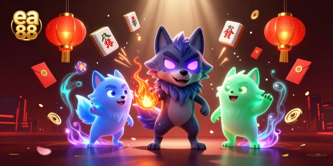 Engage with ea 88 in an immersive ghostly casino adventure featuring wolves and dynamic elements.