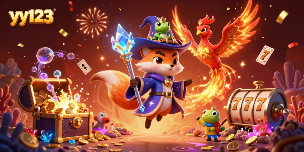 Win big at yy123 with a fantasy-filled 3D casino scene showcasing magic, excitement, and spectacular jackpots!