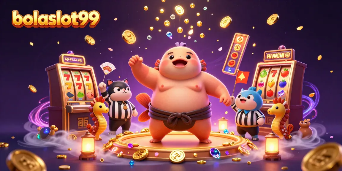 Experience thrilling gameplay with bolaslot99's vibrant underwater casino scene featuring unique characters.
