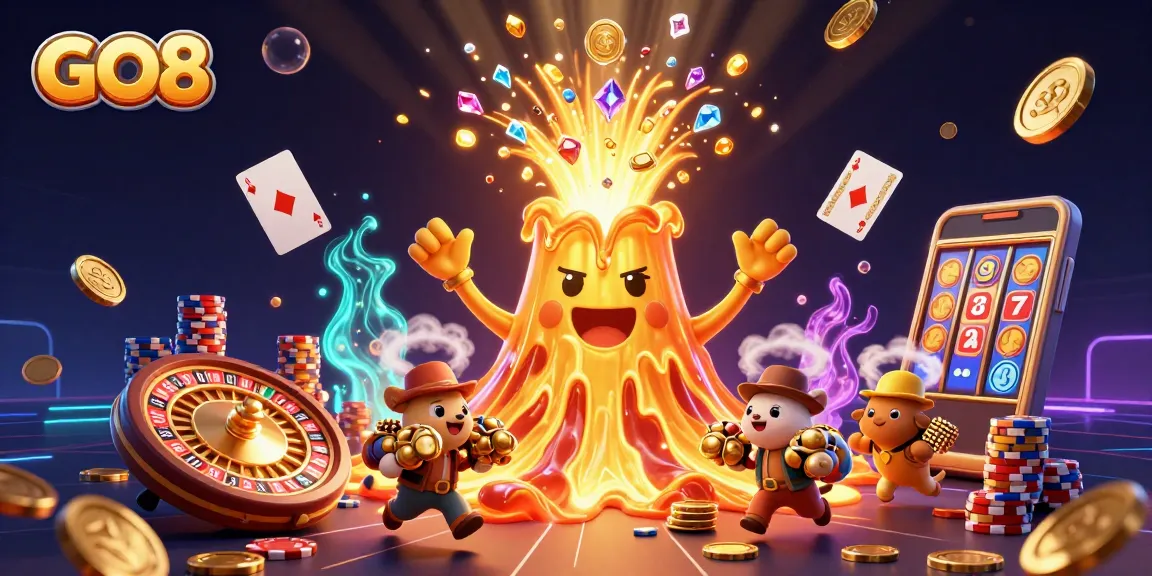 Spin the lucky reels with GO8's exciting treasure-filled casino adventures.
