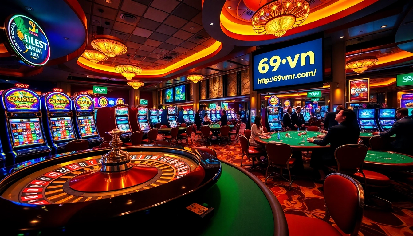 Experience thrilling gaming action at https://69vn.br.com/ with engaging slot machines and poker tables.