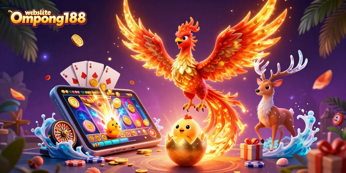 Mainkan slot bertema casino di website Ompong188 dengan karakter menarik dan elemen permainan yang dinamis.