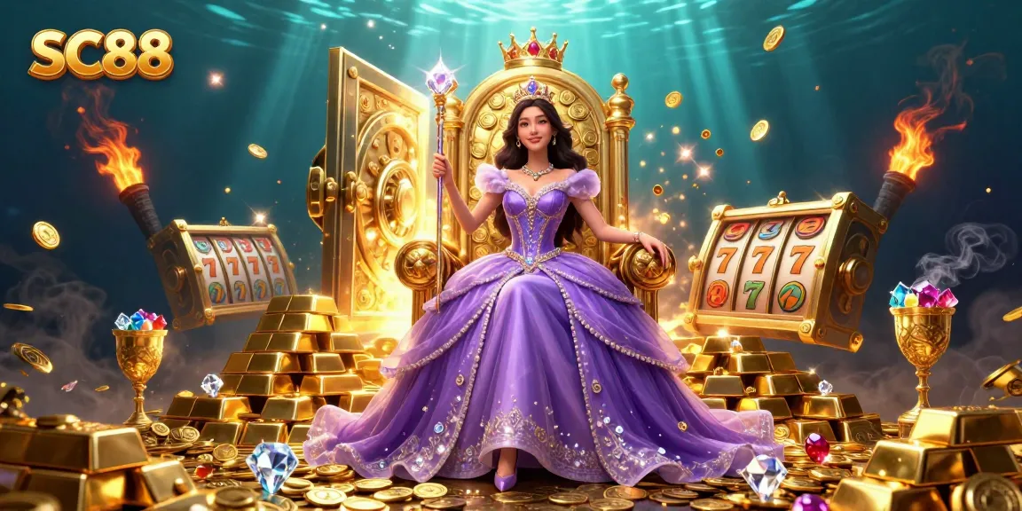 Experience thrilling casino excitement at SC88 with stunning visuals and treasure elements.