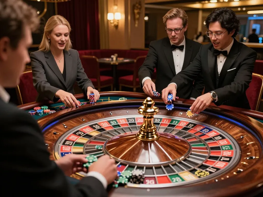 Engaging roulette gameplay featuring tg88 players placing bets and enjoying the thrill of the game
