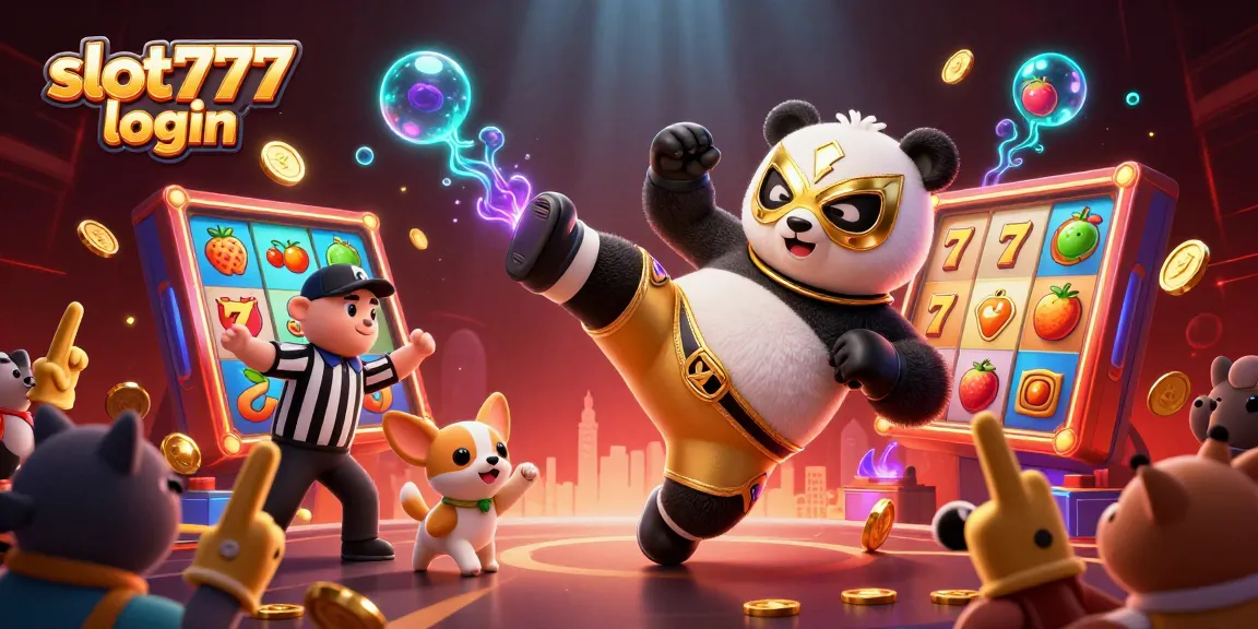 Engage in the thrill of slot777 login with vibrant, dynamic casino action featuring lively characters.