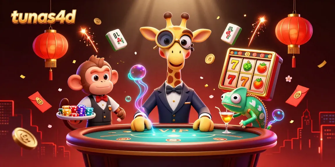Experience winning action at tunas4d with a vibrant 3D casino scene featuring dynamic characters.