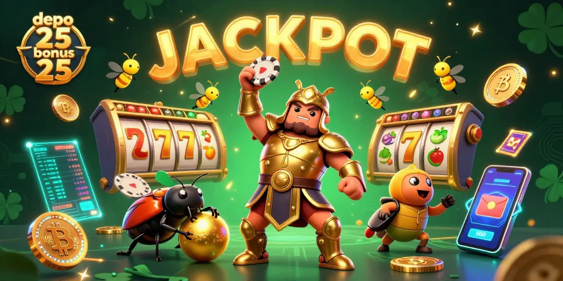 Menangkan jackpot dengan depo 25 bonus 25 saat bermain slot online yang menarik.