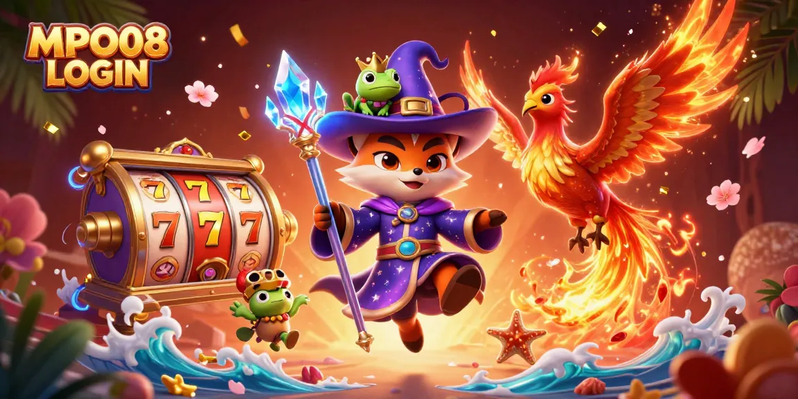 Experience the excitement of MPO08 LOGIN with dynamic slot reels and enchanting characters!