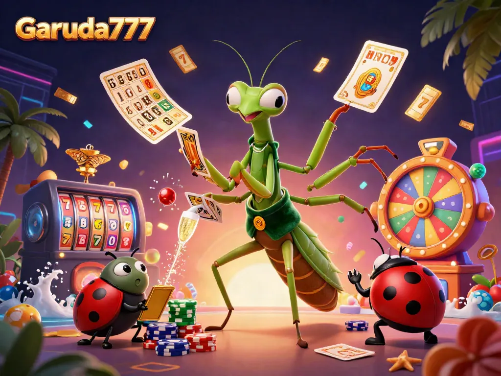 Permainan slot online Garuda777 yang seru dengan karakter menarik dan elemen permainan menawan.