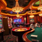 Saksikan permainan yang mendebarkan di Emastoto dengan mesin slot dinamis dan suasana kasino yang meriah.