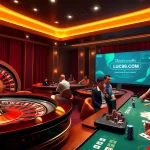 Engaging casino action at https://luck8com.host/ with players enjoying roulette and card games.