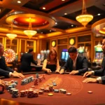 Datukwin menyajikan aksi poker yang mendebarkan dengan chip berwarna-warni dan suasana kasino yang hidup.