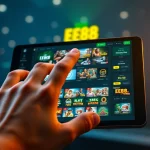 EE88 online gambling interface showcasing 3D games and user engagement.