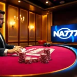 Experience thrilling casino excitement at NA777 with a professional blackjack dealer and vibrant gaming atmosphere.